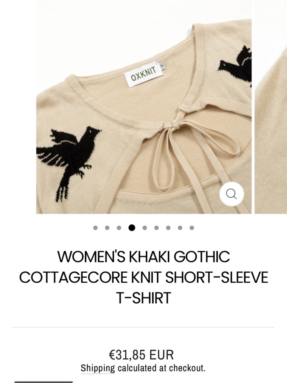 Vintage style Oxknit cat sweater
